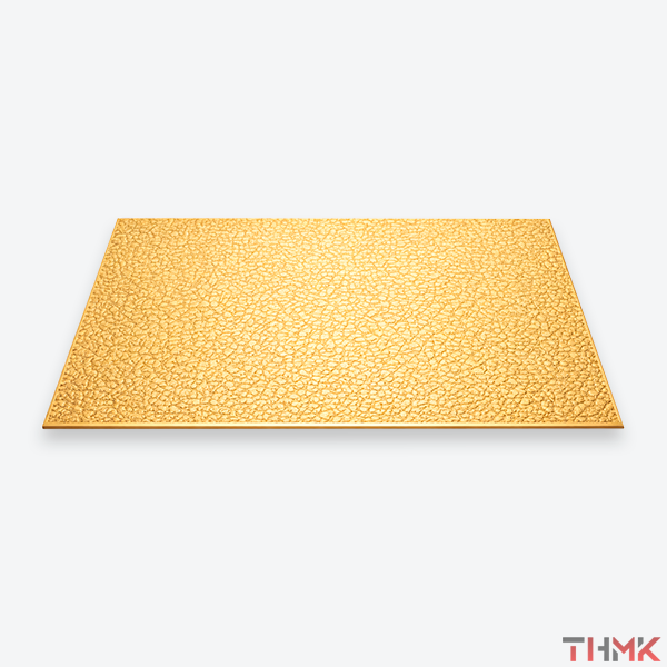 Лист нержавеющий 0,8х1219х2438 мм шлифованная под золото 08Х18Н10 текстурированный